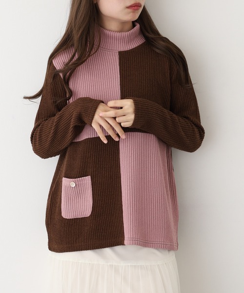 セール】BRODIAEA ブロック配色プルオーバー（Tシャツ/カットソー