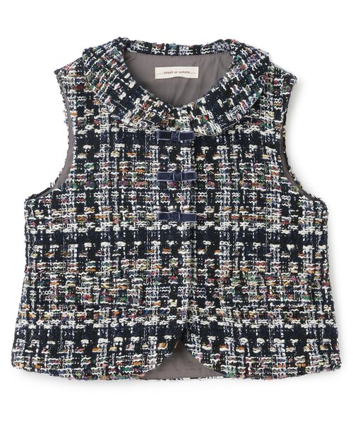 sense of wonder(センスオブワンダー)の「ロービングチェックベスト(ベスト・キッズ・レッド/ネイビー・90cm/100cm/110cm/120cm/130cm)」の2枚目の写真