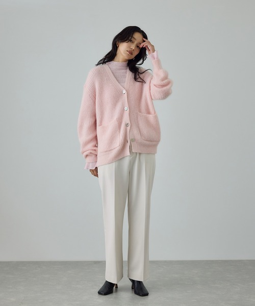 ROPE'(ロペ)の「ストレッチギャバセミフレアイージーパンツ/イージーケア(その他パンツ・レディース・ベージュ/ブラック/オフホワイト・36/38)」の5枚目の写真