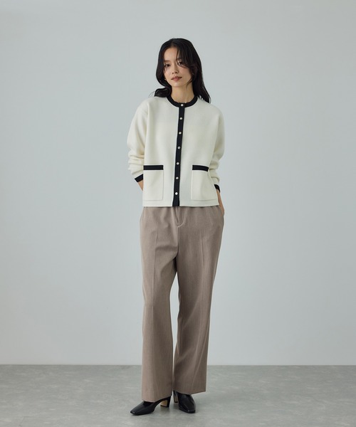 ROPE'(ロペ)の「ストレッチギャバセミフレアイージーパンツ/イージーケア(その他パンツ・レディース・ベージュ/ブラック/オフホワイト・36/38)」の10枚目の写真