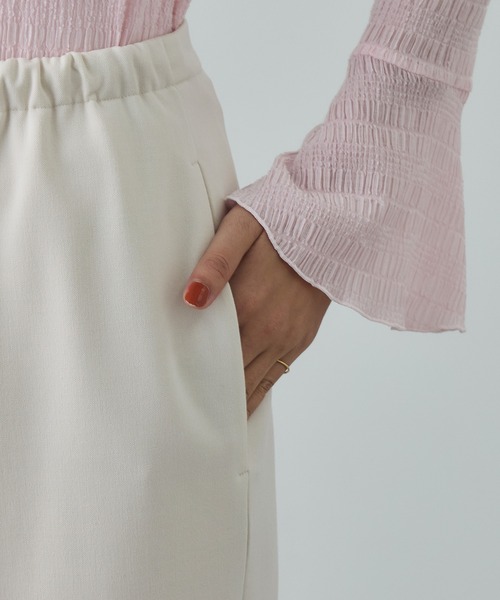 ROPE'(ロペ)の「ストレッチギャバセミフレアイージーパンツ/イージーケア(その他パンツ・レディース・ベージュ/ブラック/オフホワイト・36/38)」の20枚目の写真