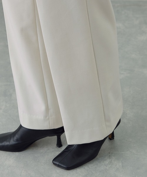 ROPE'(ロペ)の「ストレッチギャバセミフレアイージーパンツ/イージーケア(その他パンツ・レディース・ベージュ/ブラック/オフホワイト・36/38)」の21枚目の写真