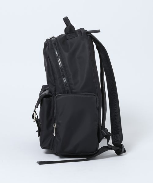 JEANASIS(ジーナシス)の「ナイロンポケットバックパック/637893(バックパック/リュック・レディース・カーキ/ブラック・FREE)」の4枚目の写真