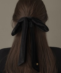 muku | HAIR HOOP/VELOUR RIBBON(バレッタ/ヘアクリップ)