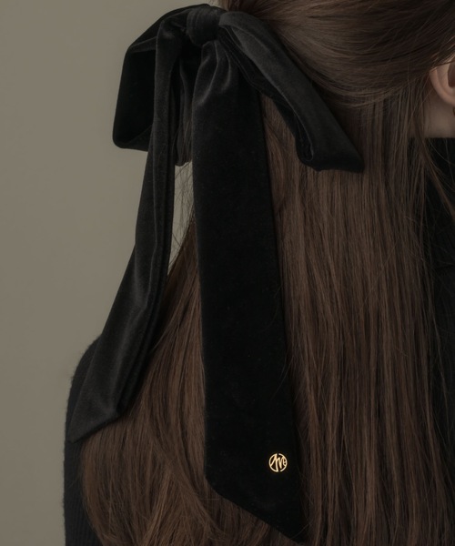 muku(ムク)の「HAIR HOOP/VELOUR RIBBON(バレッタ/ヘアクリップ・レディース・ブラック/ブラウン・FREE)」の19枚目の写真