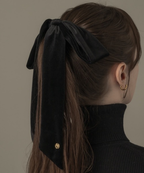 muku(ムク)の「HAIR HOOP/VELOUR RIBBON(バレッタ/ヘアクリップ・レディース・ブラック/ブラウン・FREE)」の16枚目の写真
