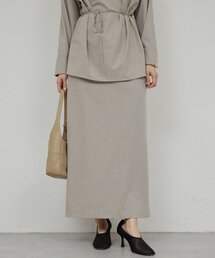 GALLARDAGALANTE(ガリャルダガランテ)の「【セットアップ対応】梳毛ストレッチタイトスカート(スカート)」