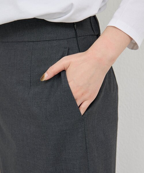 GALLARDAGALANTE（ガリャルダガランテ）の「【セットアップ対応】梳毛ストレッチタイトスカート（スカート・レディース・ライトベージュ/チャコールグレー・0/1）」の14枚目の写真