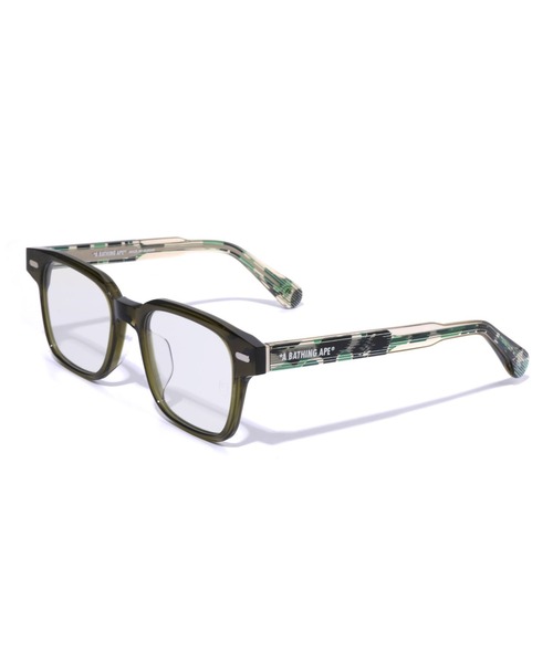 A BATHING APE（アベイシングエイプ）の「OPTICAL FRAME #12（サングラス・メンズ・グレー/オリーブ/ブラック・FREE）」の3枚目の写真