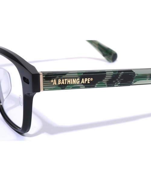 A BATHING APE（アベイシングエイプ）の「OPTICAL FRAME #12（サングラス・メンズ・グレー/オリーブ/ブラック・FREE）」の7枚目の写真