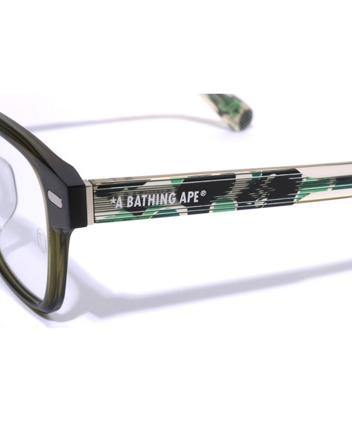 A BATHING APE（アベイシングエイプ）の「OPTICAL FRAME #12（サングラス・メンズ・グレー/オリーブ/ブラック・FREE）」の9枚目の写真