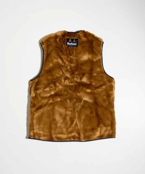 Barbour ファーベスト サイズ39 バブアー セール】【BARBOUR/バブアー】フロントジップ ファー ライナー ベスト