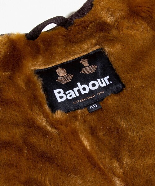 Barbour（バブアー）の「【BARBOUR/バブアー】フロントジップ ファー ライナー ベスト（ベスト・メンズ・ベージュ/ブラック・40/42）」の7枚目の写真
