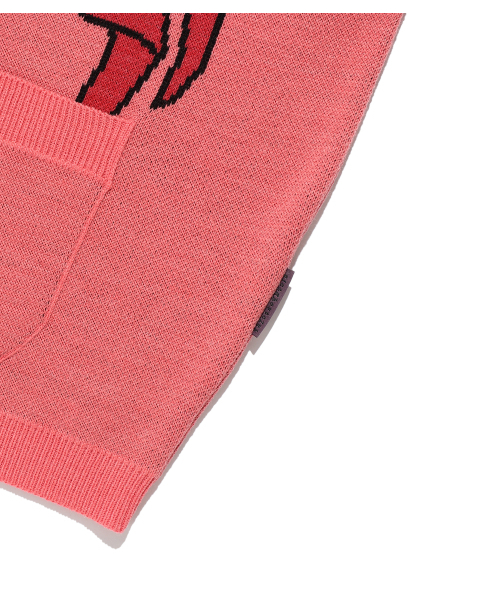 NICE GHOST CLUB（ナイスゴーストクラブ）の「DEVIL GIRL KNIT CARDIGAN_PINK(NG2FFUK681A)（カーディガン/ボレロ・メンズ・ピンク・SMALL/MEDIUM/LARGE）」の6枚目の写真