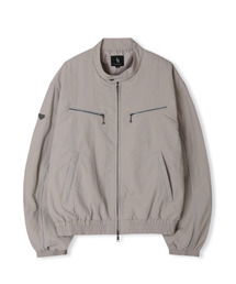 LEATHERY（レザリー）の「スプリットナイロンジャケット [WARM GREY]（ブルゾン）」
