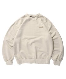suade（スエード）の「WASHED LOGO CREWNECK [PIGMENT BEIGE]（スウェット）」
