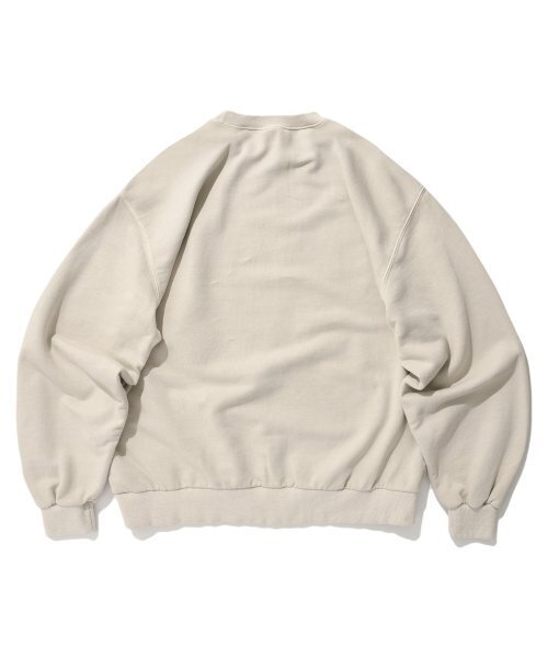 suade（スエード）の「WASHED LOGO CREWNECK [PIGMENT BEIGE]（スウェット・レディース・その他・LARGE/X-LARGE）」の2枚目の写真