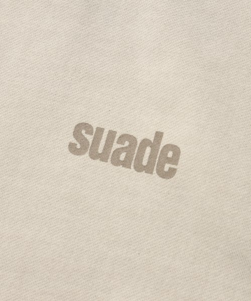 suade（スエード）の「WASHED LOGO CREWNECK [PIGMENT BEIGE]（スウェット・レディース・その他・LARGE/X-LARGE）」の4枚目の写真