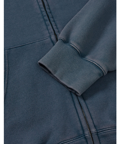 MMLG（エムエムエルジー）の「[Mmlg] WASHED APPLIQUE HOOD ZIPUP (MIDNIGHT BLUE)（パーカー・レディース・その他・LARGE/X-LARGE/SMALL/MEDIUM）」の6枚目の写真