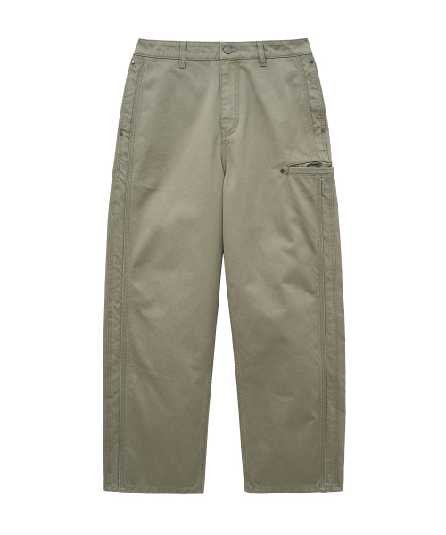 UNGIMMICK(アンジミック)の「GARMENT DYED WORK CHINO PANTS (BEIGE)(その他パンツ・メンズ・その他・SMALL/MEDIUM/LARGE)」の1枚目の写真