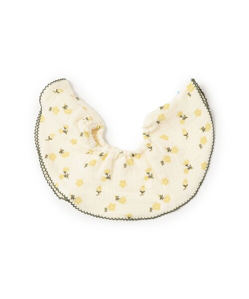 こども ビームス（コドモビームス）の「ベビー ダブル ガーゼ ビブ 2026（その他ベビー用品・キッズ・ホワイト系その他5/グリーン・ONE SIZE）」の7枚目の写真