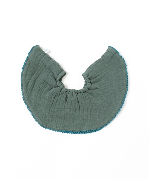 こども ビームス（コドモビームス）の「ベビー ダブル ガーゼ ビブ 2026（その他ベビー用品・キッズ・ホワイト系その他5/グリーン・ONE SIZE）」の12枚目の写真