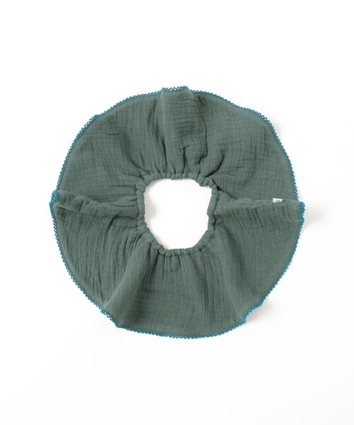 こども ビームス（コドモビームス）の「ベビー ダブル ガーゼ ビブ 2026（その他ベビー用品・キッズ・ホワイト系その他5/グリーン・ONE SIZE）」の13枚目の写真