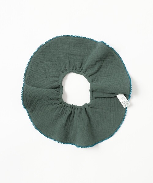 こども ビームス（コドモビームス）の「ベビー ダブル ガーゼ ビブ 2026（その他ベビー用品・キッズ・ホワイト系その他5/グリーン・ONE SIZE）」の15枚目の写真