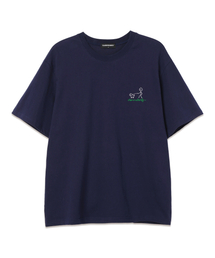 CHI CHI PARK オーバーサイズ 半袖Tシャツ (VS0098) ネイビー