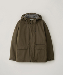 3レイヤーフードパーカー_BROWN