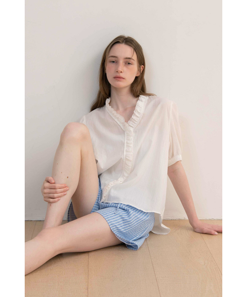 OVEOF（オブオブ）の「Piia Trunk Pants_Blue（その他パンツ・レディース・その他・FREE）」の2枚目の写真
