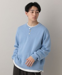 RAGEBLUE | HENRY NECK KNIT PULLOVER / ヘンリーネックニットプルオーバー(ニット/セーター)