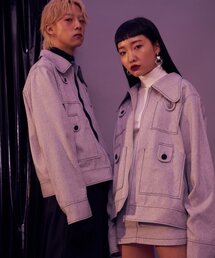 OTHER-worldly（アザーワールドリー）の「ホワイトデニムジャケット（デニムジャケット）」