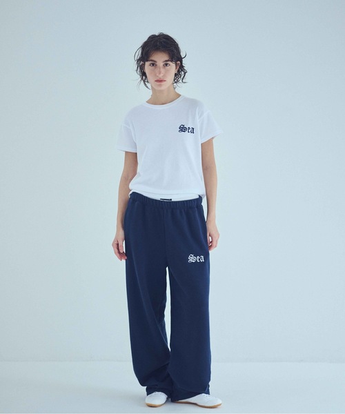 SEA(シー)の「GRAPHIC TEE (Sea)(Tシャツ/カットソー・レディース・ホワイト/ブルー/ブラック・1/2/0)」の1枚目の写真