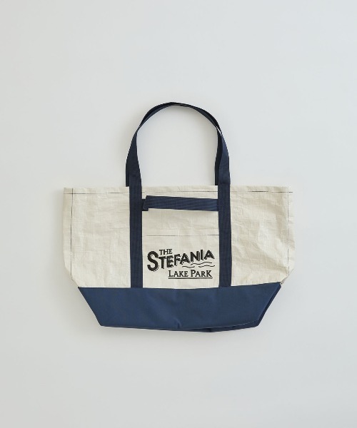 THE SHINZONE(ザ シンゾーン)の「THE SHINZONE/シンゾーン ピクニックバッグ L PICNIC BAG(LARGE) 26MMSIT02(トートバッグ・レディース・グリーン/ネイビー・FREE)」の6枚目の写真