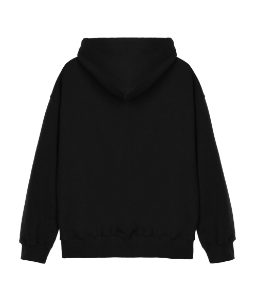 NICK&NICOLE(ニックアンドニコール)の「BUTTERFLY EMBROIDERY HOODIE_BLACK CREAM(パーカー・レディース・その他・FREE)」の2枚目の写真