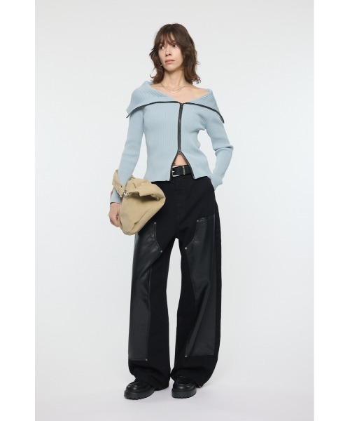 BLACK by moussy ビッグニット セール】ビッグタートルニットトップス（ニット/セーター）｜AZUL BY