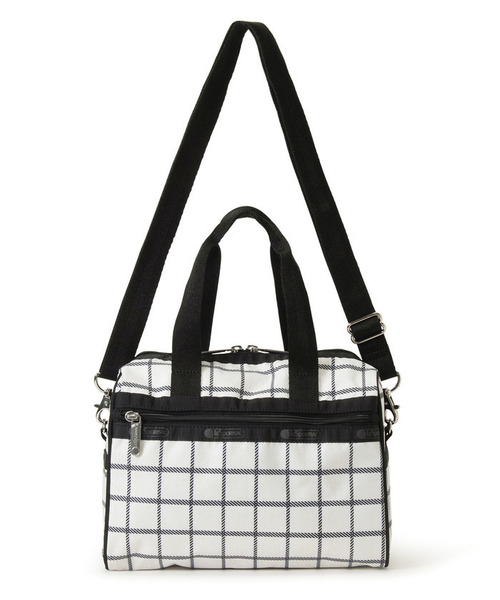LeSportsac(レスポートサック)の「EVERYDAY SM SATCHEL モノクラスチェック(ショルダーバッグ・レディース・ホワイト・FREE)」の4枚目の写真
