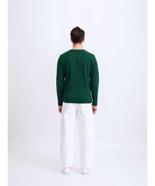 ROYAL CLUB HOLIDAY(ロイヤルクラブホリデー)の「ロイヤルマーク ケーブルニット グリーン(ニット/セーター・レディース・その他・MEDIUM/LARGE)」の7枚目の写真