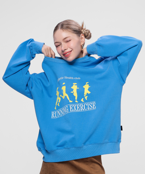 25PERCENTAGE（25パーセンテージ）の「25Pランニングロゴピグメントスウェットシャツ25B41321BL（スウェット・レディース・その他・MEDIUM/LARGE）」の3枚目の写真