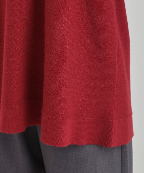 DRESKIP（ドレスキップ）の「気になるお腹周りをカバー ケーブル編みペプラムニット（ニット/セーター・レディース・ワインレッド/ブラウン系その他/グレー・03/02/01/04）」の18枚目の写真