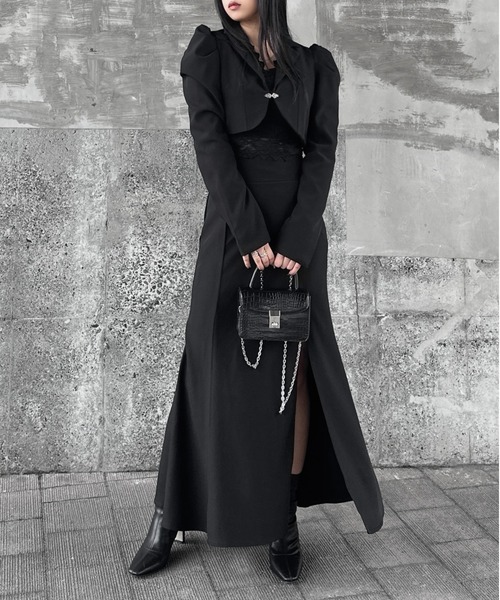 セール】【LVEU.】パフスリーブボレロジャケット / アウター