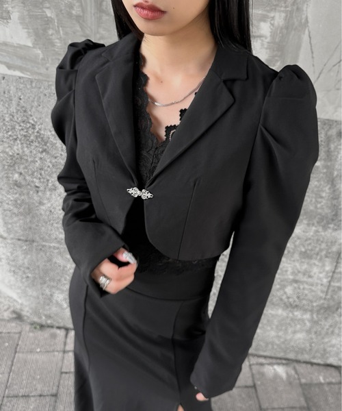 LVEU.】パフスリーブボレロジャケット / アウター ジャケット