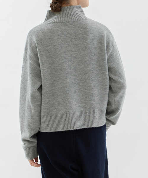 セール】スワンインターシャハイネックセーター（ニット/セーター