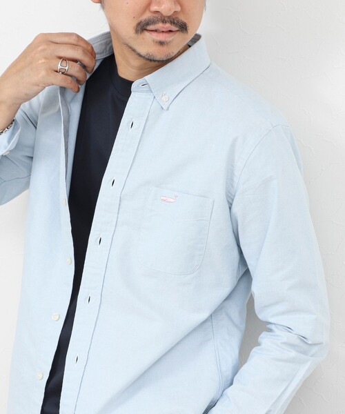 NOLLEY’S(ノーリーズ)の「TRADITIONAL OX クジラBD オックス ボタンダウンシャツ 26SS(シャツ/ブラウス・メンズ・ホワイト/ライトブルー/ネイビー/グリーン系その他・S/M/L/XL)」の3枚目の写真