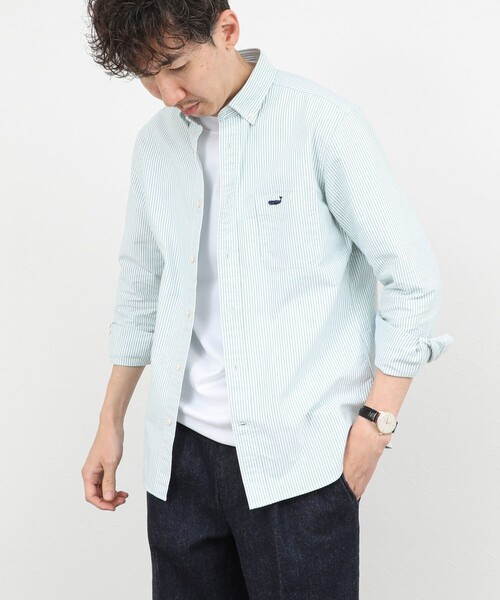 NOLLEY’S(ノーリーズ)の「TRADITIONAL OX クジラBD オックス ボタンダウンシャツ 26SS(シャツ/ブラウス・メンズ・ホワイト/ライトブルー/ネイビー/グリーン系その他・S/M/L/XL)」の7枚目の写真
