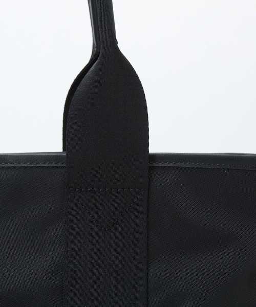 Breath TOPKAPI（ブレストプカピ）の「【Breath TOPKAPI sis】【WEB限定】ナイロン ロングハンドル トートバッグ A4 / 軽量 / 肩掛け / SCOTCH GRAIN スコッチグレイン（トートバッグ・レディース・クリーム/グレイッシュベージュ/ブラック・FREE）」の6枚目の写真