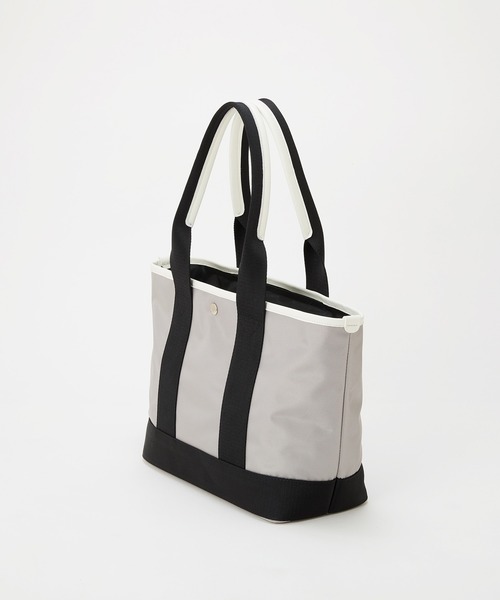 Breath TOPKAPI（ブレストプカピ）の「【Breath TOPKAPI sis】【WEB限定】ナイロン ロングハンドル トートバッグ A4 / 軽量 / 肩掛け / SCOTCH GRAIN スコッチグレイン（トートバッグ・レディース・クリーム/グレイッシュベージュ/ブラック・FREE）」の21枚目の写真