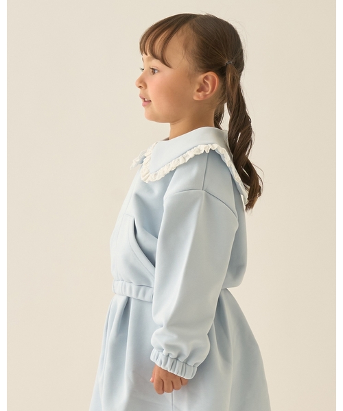 Lycee mine(リセマイン)の「【Lycee mine バレエシリーズ】【セットアップ可】セーラーカラーフルジップスウェット【子供服】【キッズ】【女の子】(パーカー・キッズ・アイボリー/ベビーピンク/ブラック/ライトブルー/トップグレー/クリーム/バイオレット・110cm/130cm/120cm/140cm/150cm/100cm)」の11枚目の写真