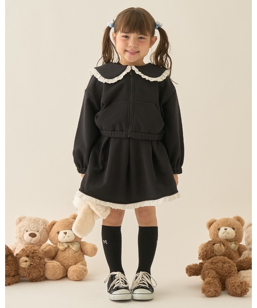 Lycee mine(リセマイン)の「【Lycee mine バレエシリーズ】【セットアップ可】セーラーカラーフルジップスウェット【子供服】【キッズ】【女の子】(パーカー・キッズ・アイボリー/ベビーピンク/ブラック/ライトブルー/トップグレー/クリーム/バイオレット・110cm/130cm/120cm/140cm/150cm/100cm)」の16枚目の写真